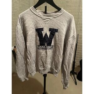 Vintage Russell Athletic Gray Woodbridge Elementary School Sweatshirt‎